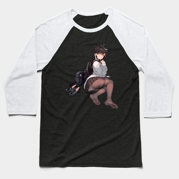 Atago Azur Lane Baseball T-Shirt by Venandeu